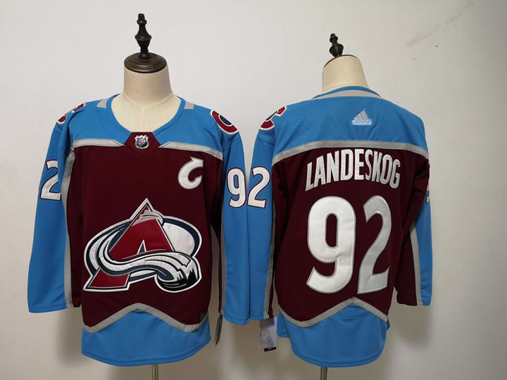 Avalanche 92 Gabriel Landeskog Burgundy Adidas Stitched Jersey,We sell and wholesale Avalanche 92 Gabriel Landeskog Burgundy Adidas Stitched Jersey on line form chian!
